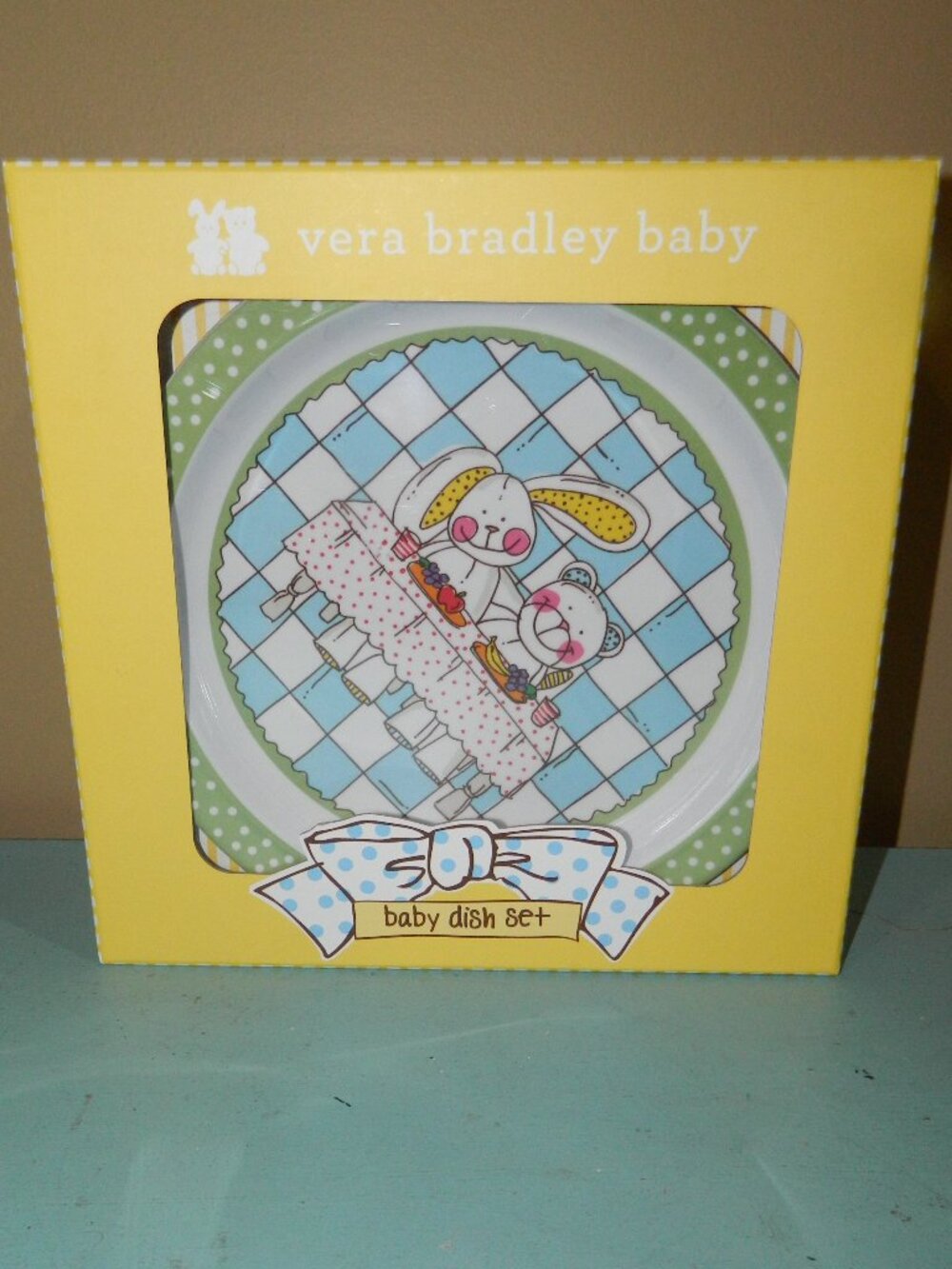 Vera Bradley 3 pc Baby Dish Set
